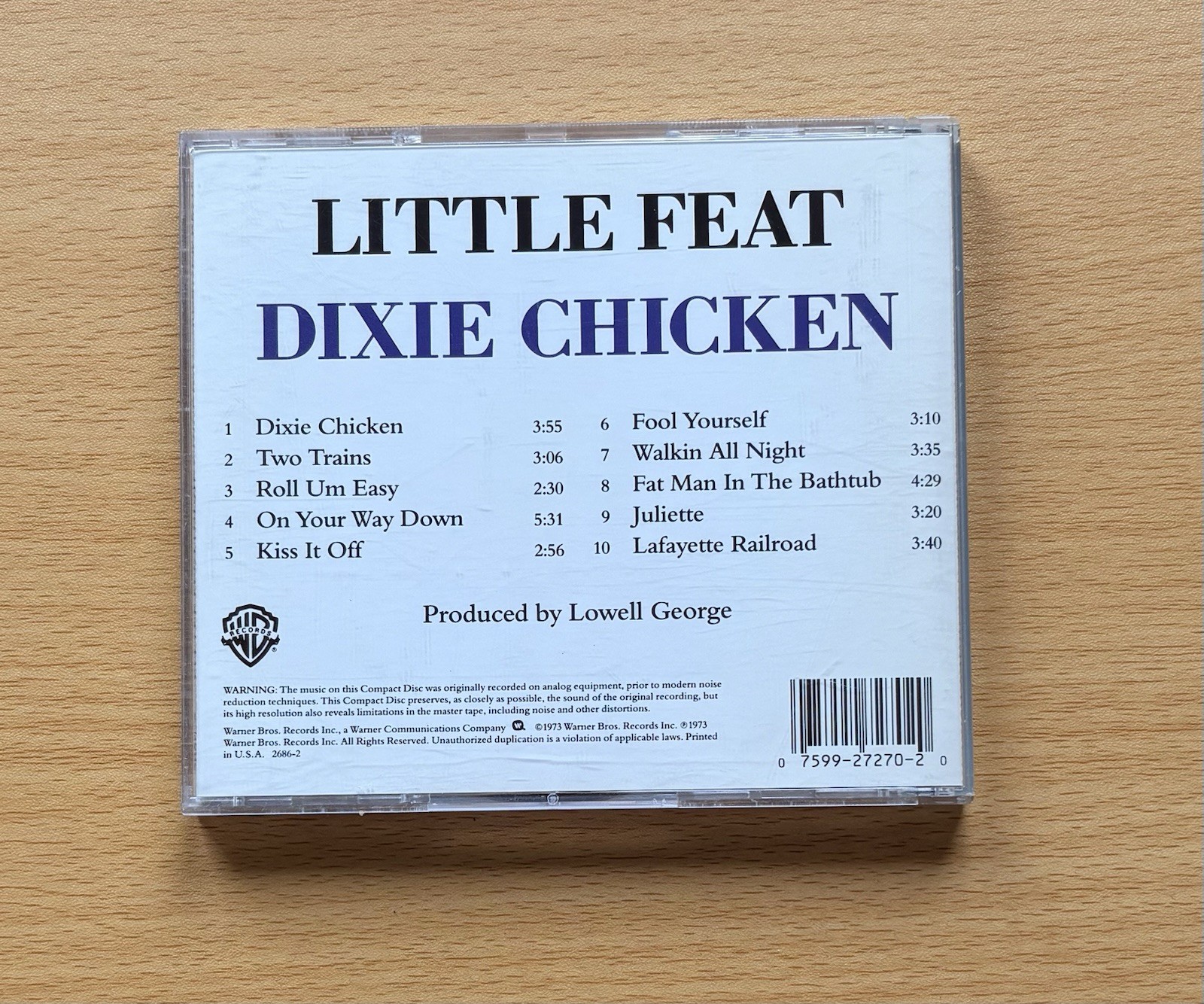 Little Feat CDs - Sailin' Shoes, Dixie Chicken Albums - Warner Brothers Records