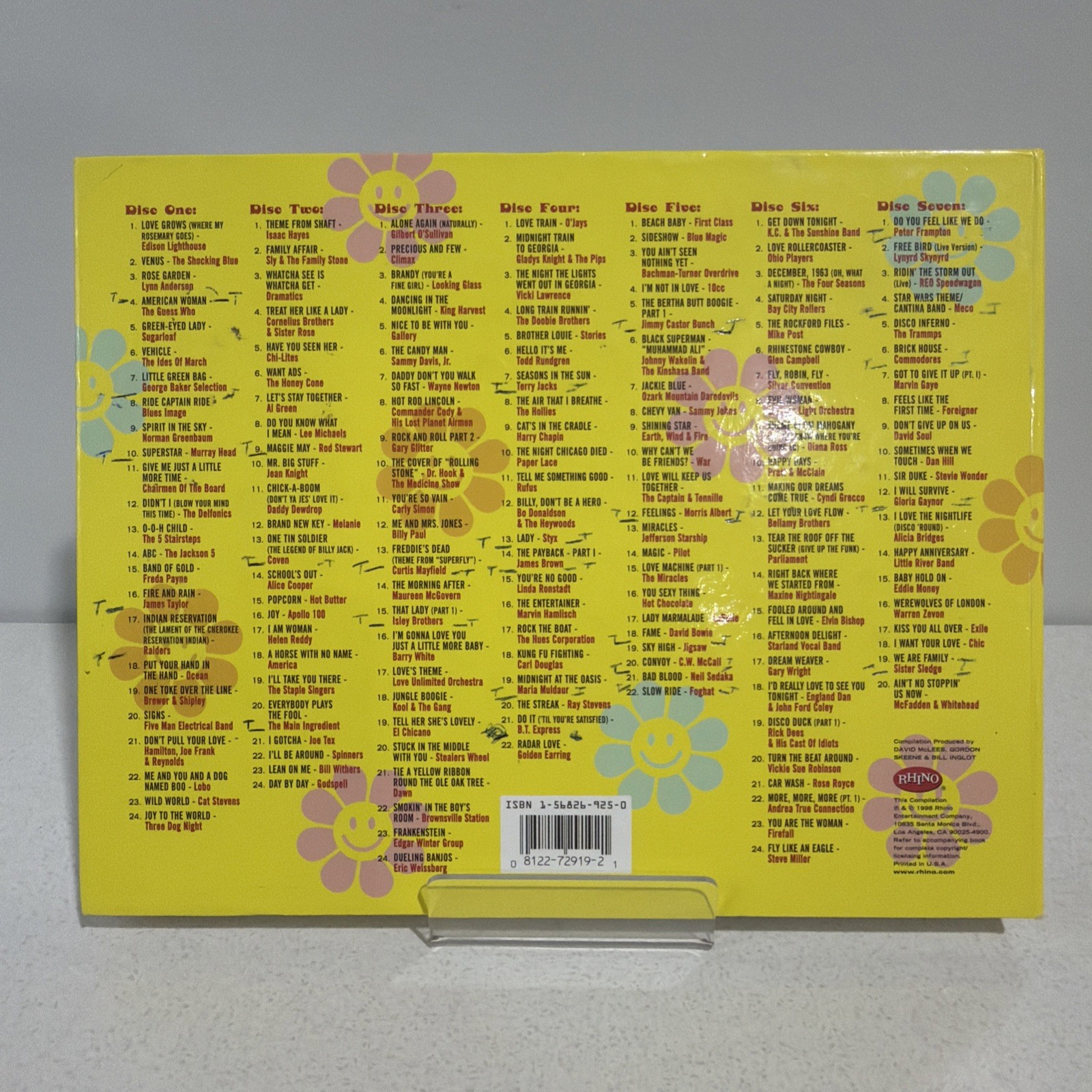 Have a Nice Decade: The 70s Pop Culture Box 6/7 CD INCOMPLETE Set/Booklet