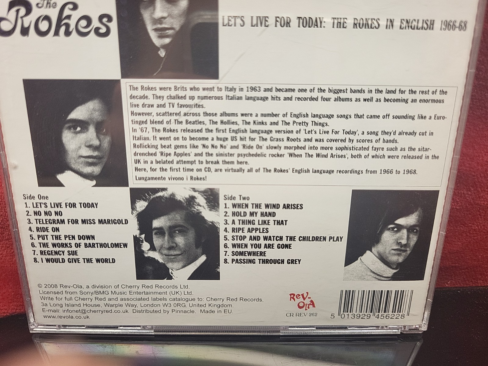 The Rokes – Let's Live For Today: The Rokes In English 1966-68 (CD, 2008, Rev)