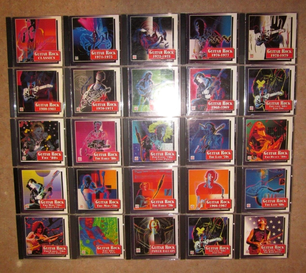 TIME LIFE: GUITAR ROCK 60s 70s 80s - Pick your CD! Excellent - Mint Condition