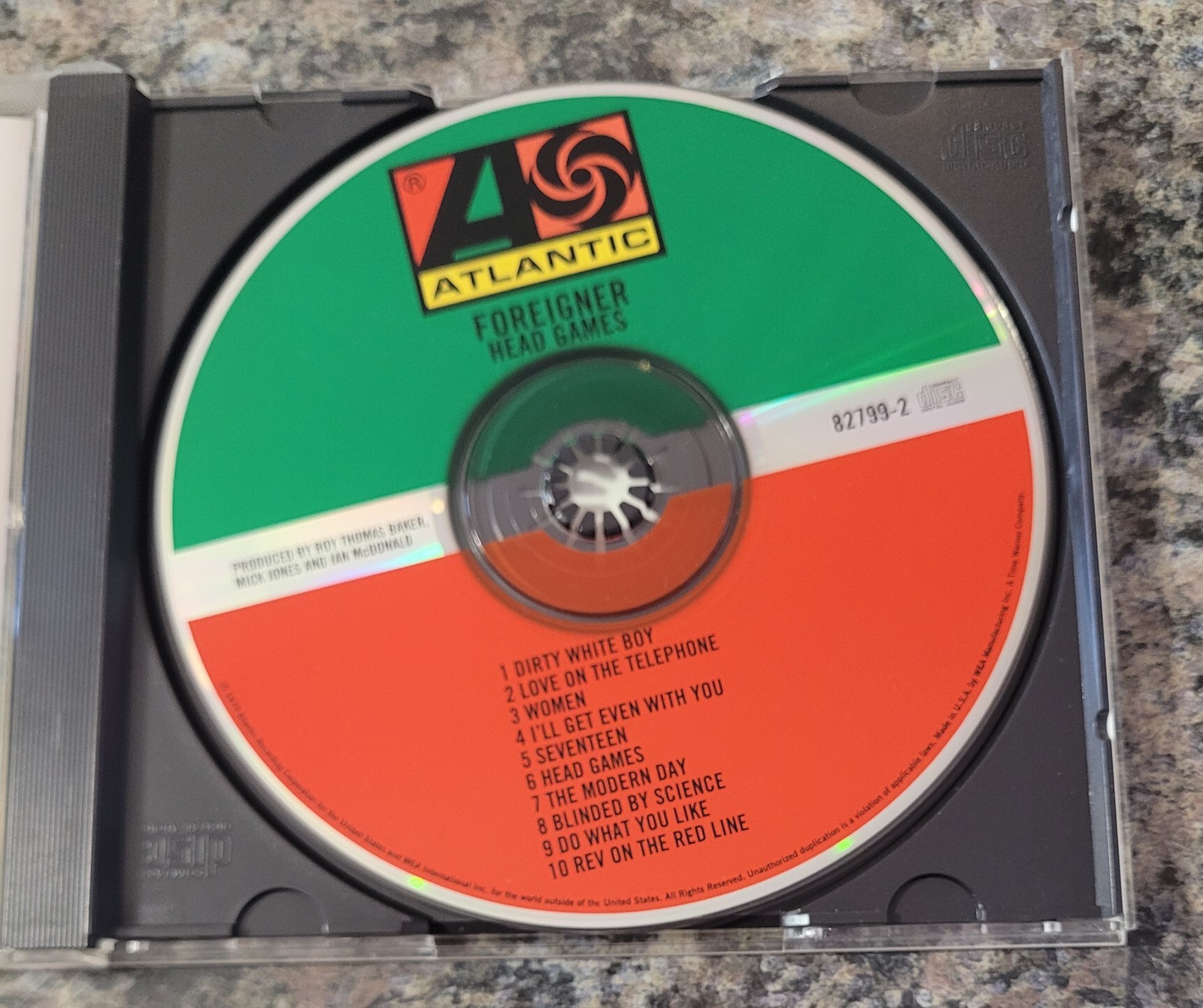 Foreigner Head Games 1979 (CD Atlantic 82799-2) NEVER TRUST STOCK PICS