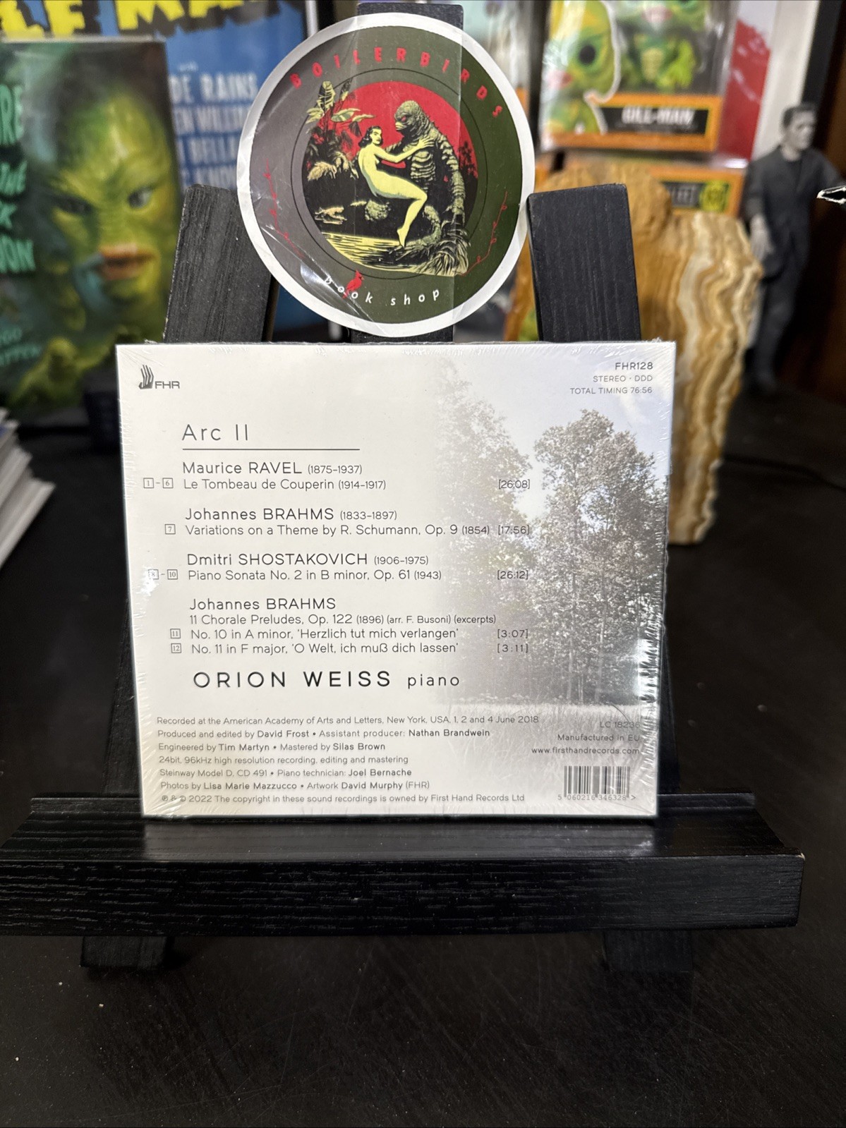 Orion Weiss - Arc II Ravel Brahms Shostakovich CD NEW Sealed