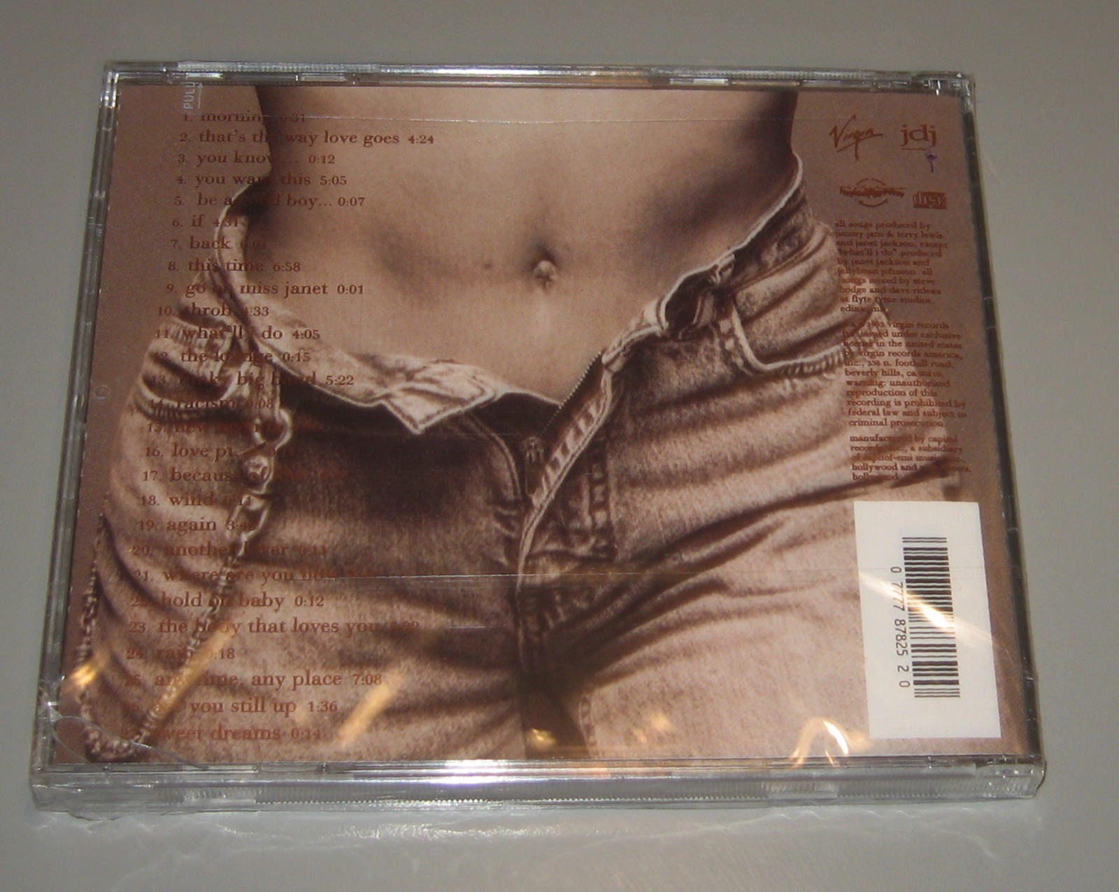 Janet Jackson - Janet. (CD, 1993, Virgin Records) Sealed