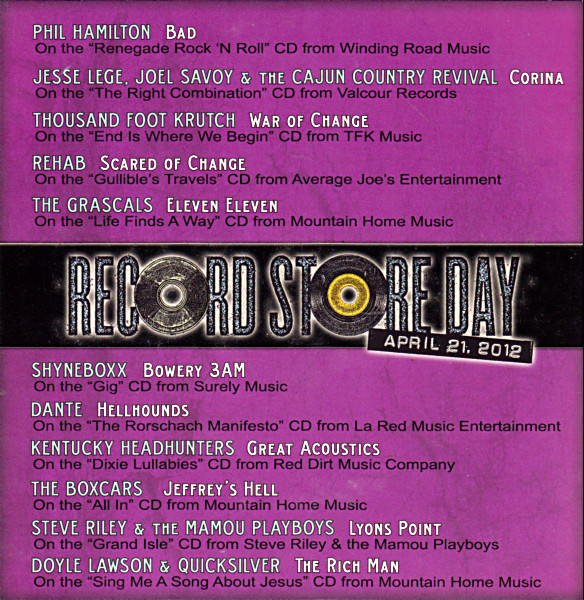 SELECT-O-HITS CD Sampler Limited Edition 11 Tracks RSD 2012 Digipak NEW
