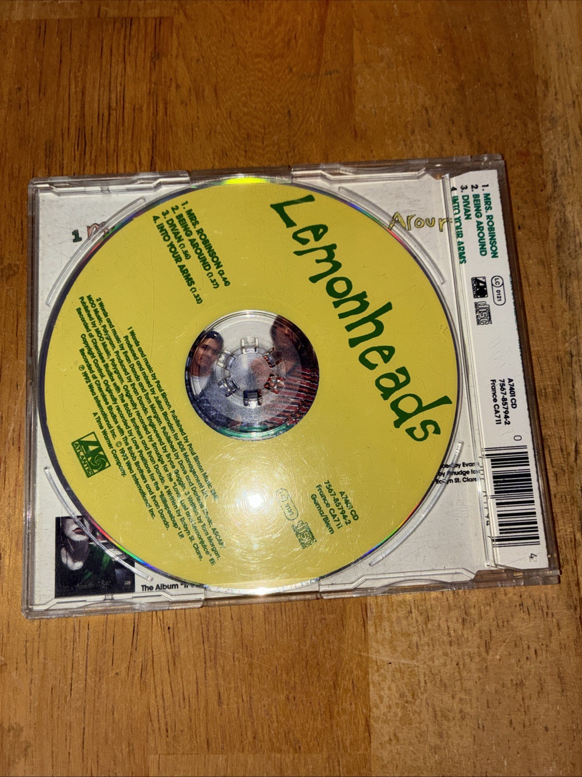 Lemonheads Mrs. Robinson France Import 4 Track CD 1992 WEA International Issue
