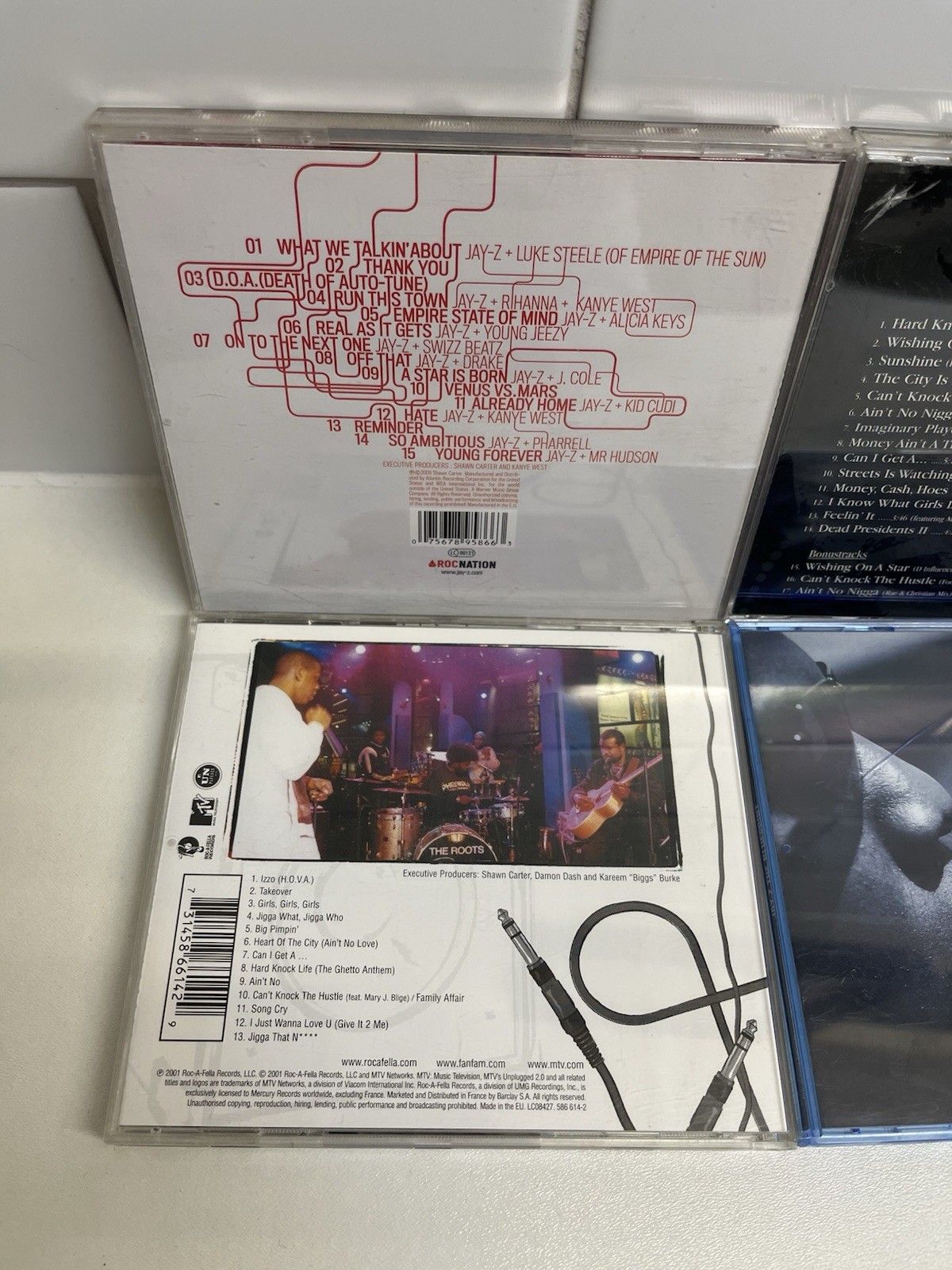 Jay-Z 4x CD Bundle Blueprint Unplugged Chapter One Hits Hip Hop Rap Big Pimpin