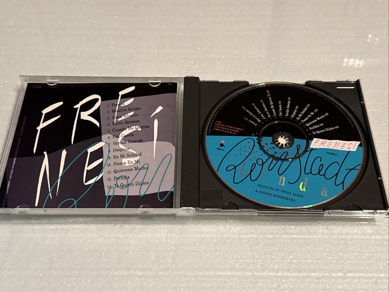 Linda Ronstadt Canciones De Mi Padre, Mas Canciones, Frenesi SPANISH CD LOT