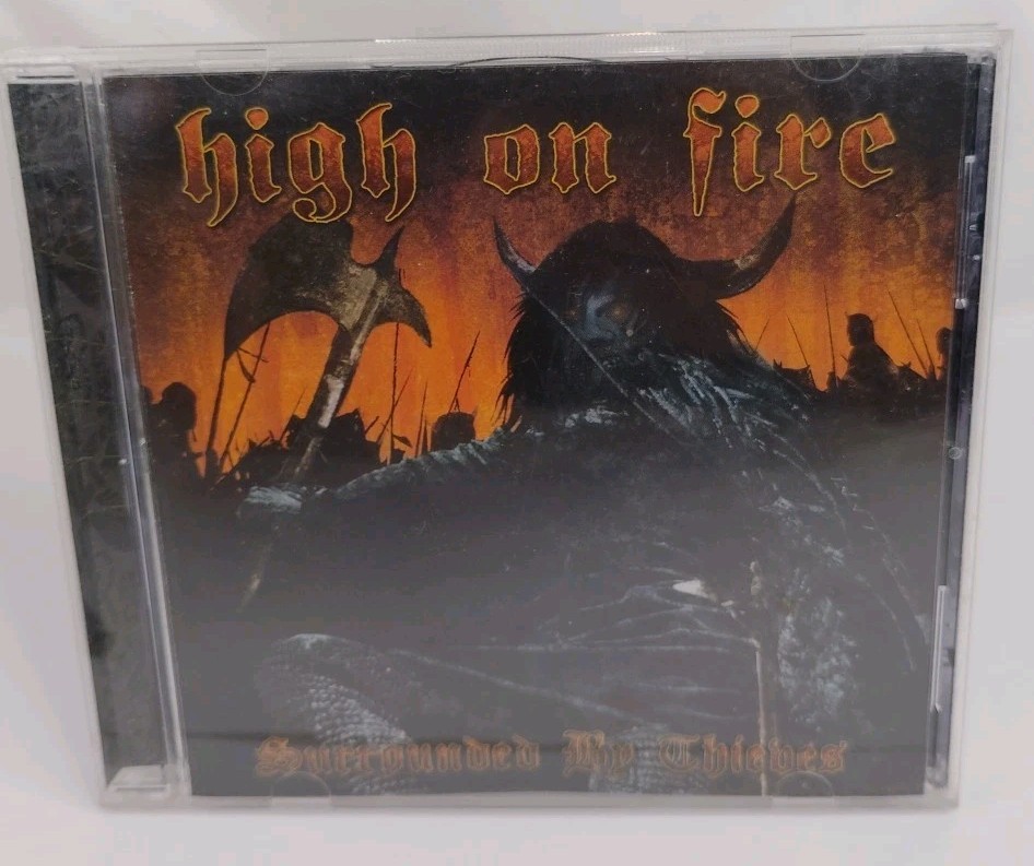 HIGH ON FIRE Surrounded By Thieves CD July 2002 Relapse Records 🤘🤘🤘🤘
