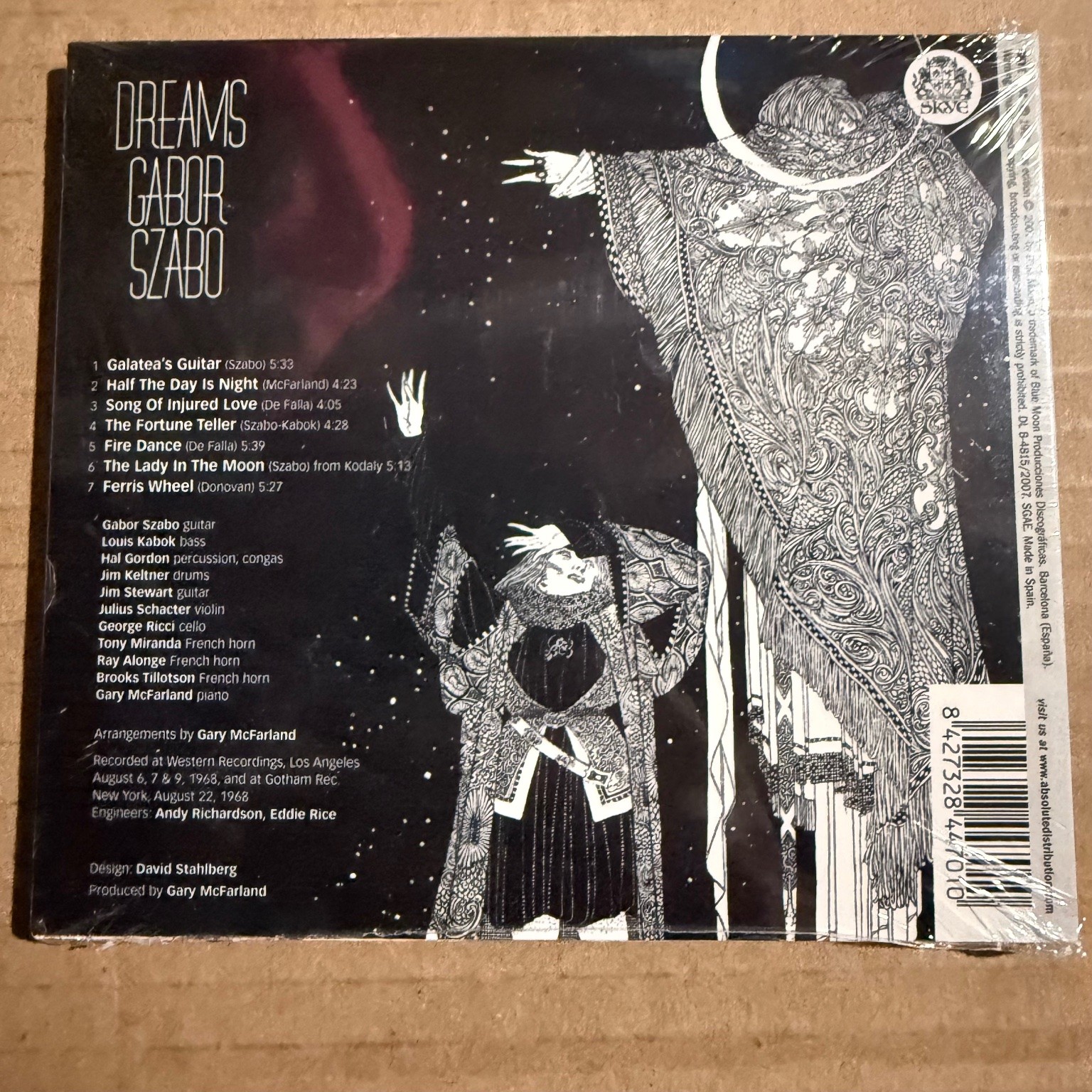 Gabor Szabo – Dreams CD 1968 Jazz Fusion Absolute Hi-Fi Spain Import
