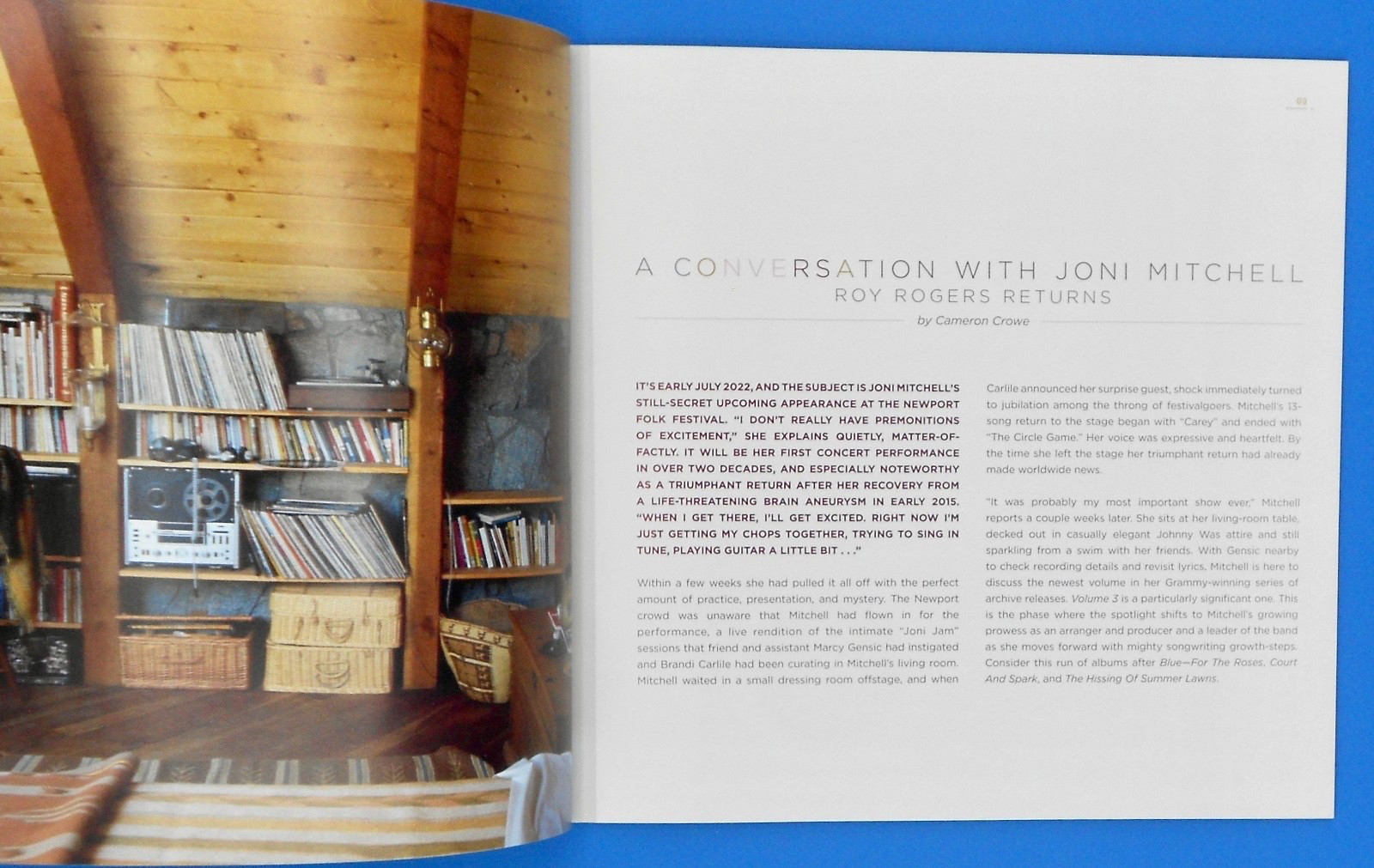 JONI MITCHELL ARCHIVES VOL 3: THE ASYLUM YEARS, 5 CDS + SC BOOK IN CASE, 2023 NF