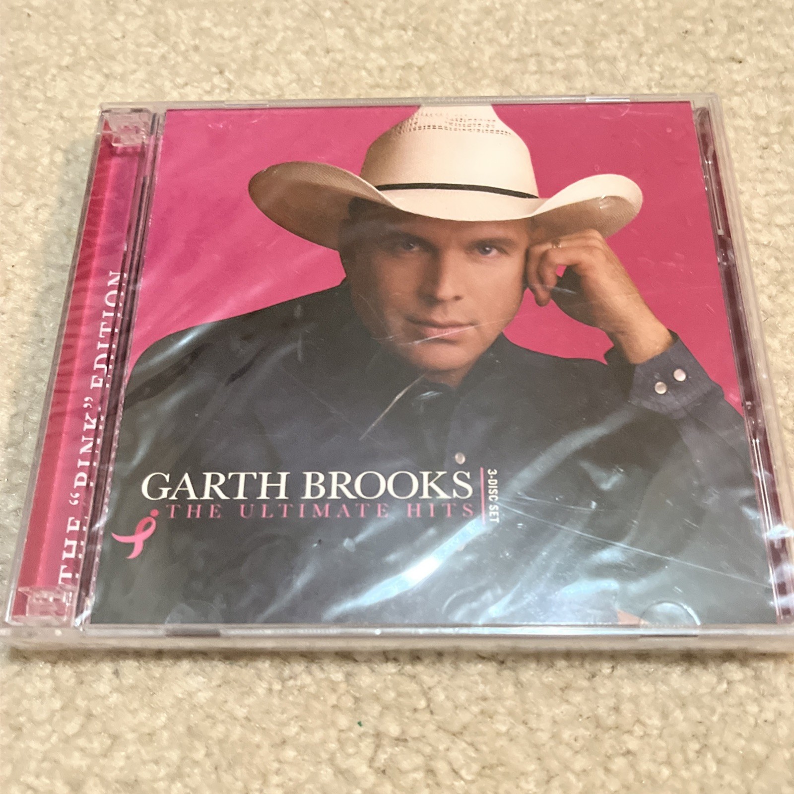 Garth Brooks The Ultimate Hits Pink Edition 3 Disc CD Set Susan G Komen New.