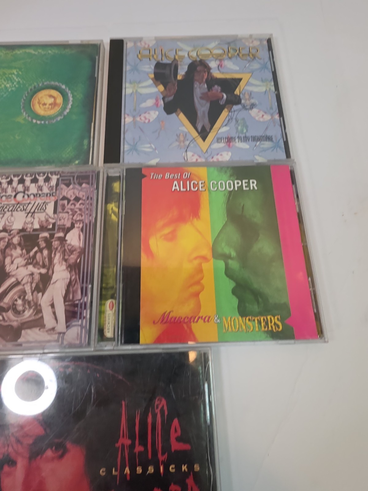 (Cooper, Alice (5 CD Bundle). Very Good Condition Classic 70’s Albums