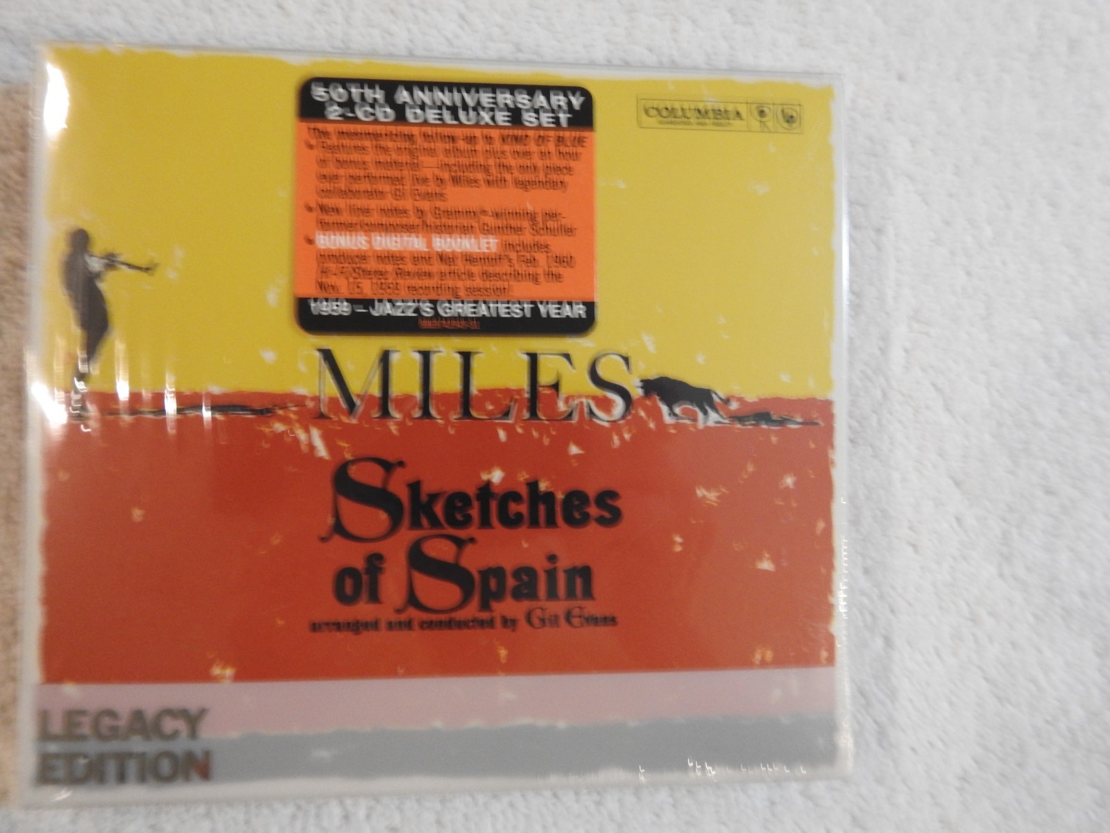 Miles Davis "Sketches Of Spain" BRAND NEW 50th Anniversary 2 CD Set! SEALED!