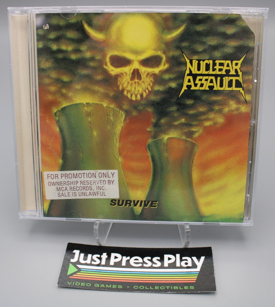 Nuclear Assault – Survive CD Rare HTF Promo 1988 IRS Combat Thrash Speed Metal