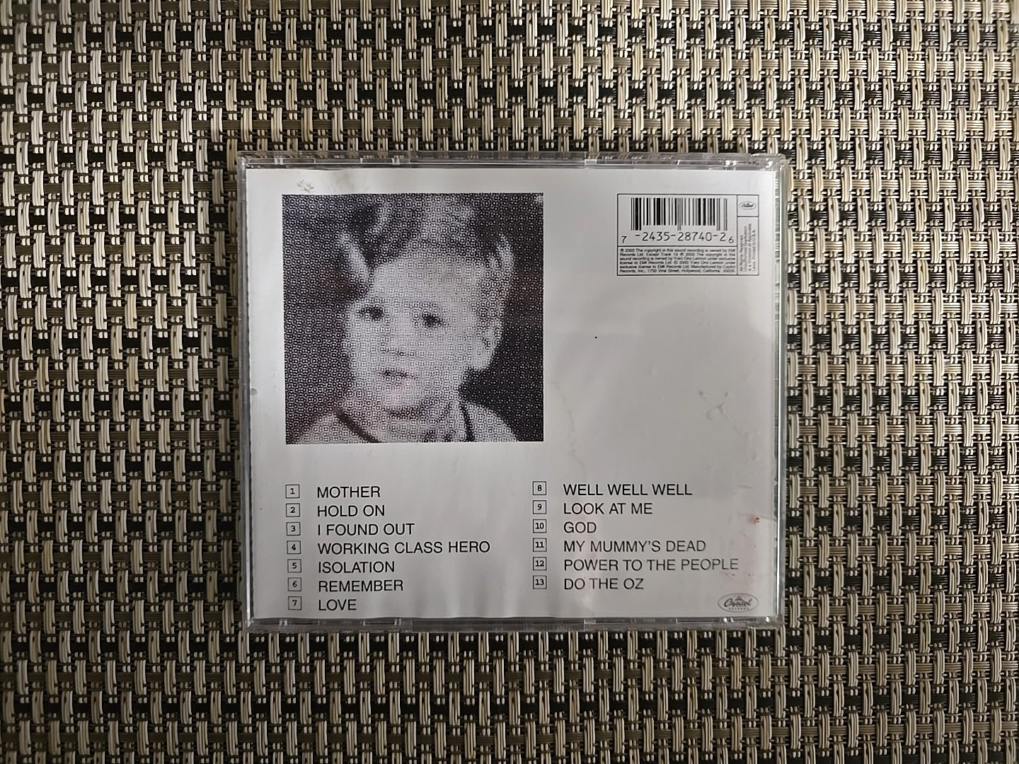 John Lennon - PLASTIC ONO BAND - CD - VERY GOOD ~ FREE SHIPPING