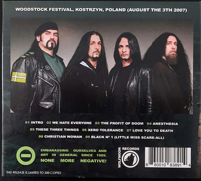 TYPE O NEGATIVE VInlandian Polka Live From Poland Import CD Sealed