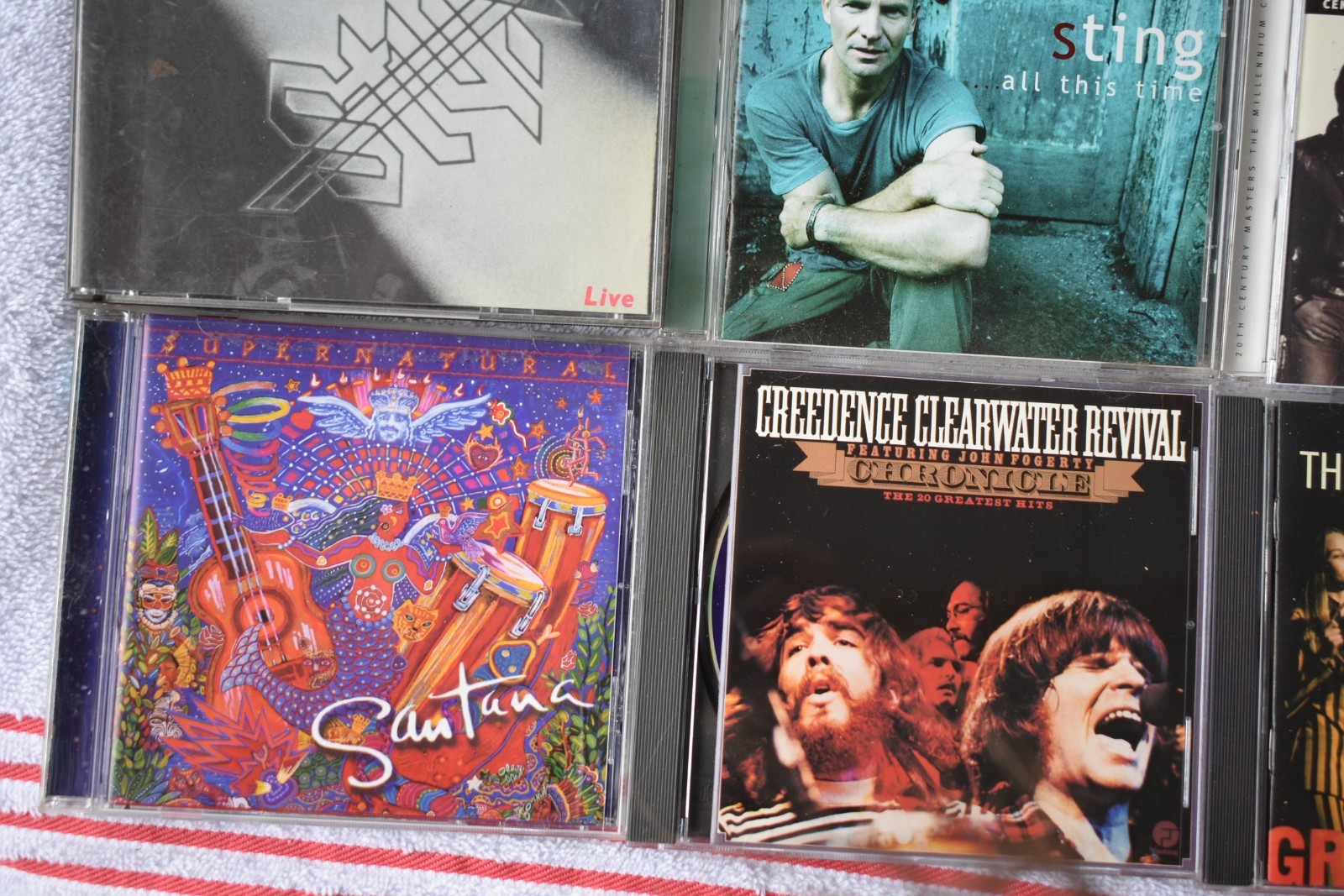 Lot of 10 Rock Various Genres CDs, 70’s & 80’s Various Artists, Nice Shape