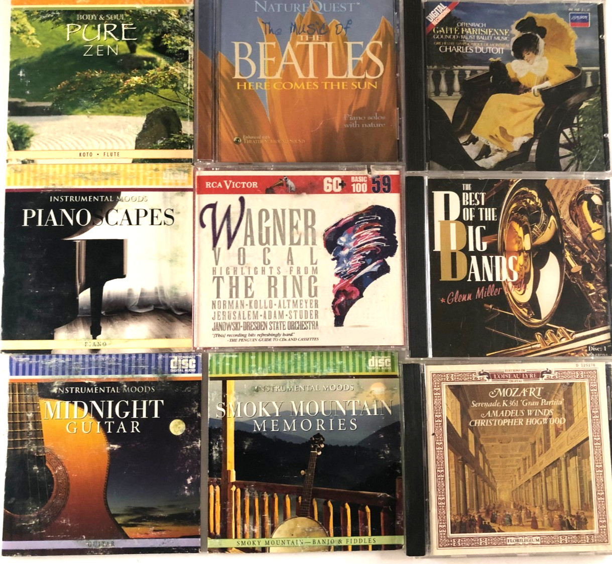 Cd's-Choose Your Own Lot#15-Instrumental/Foreign,Jazz,Classical -You Pick!