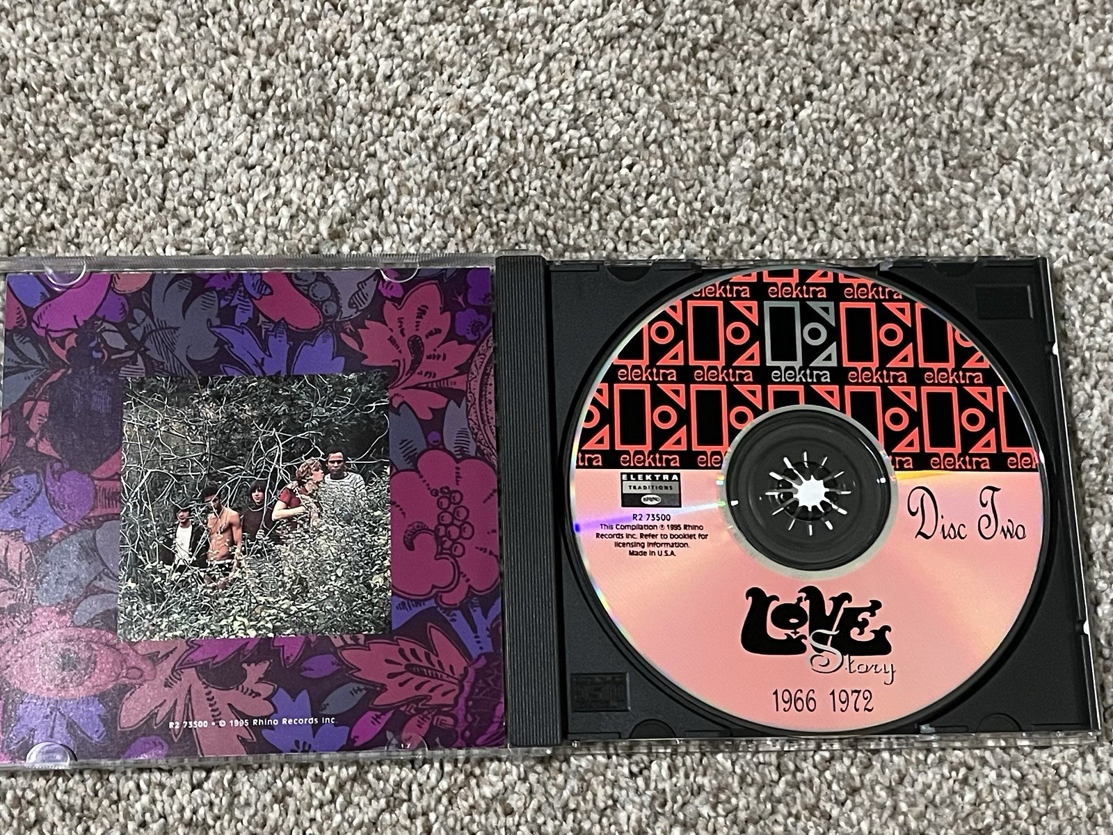 Love “Love Story 1966-1972” 2xCD Box Set Elektra/Rhino R2 73500 Exc 1995
