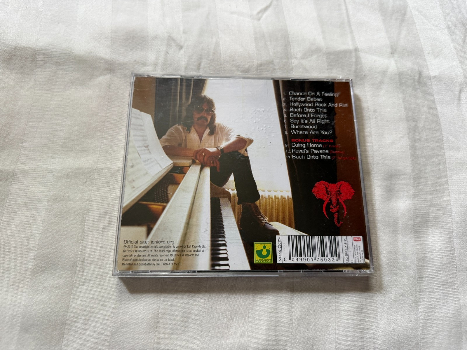 Jon Lord - Before I Forget CD 2012 EMI Import Whitesnake Deep Purple OOP RARE