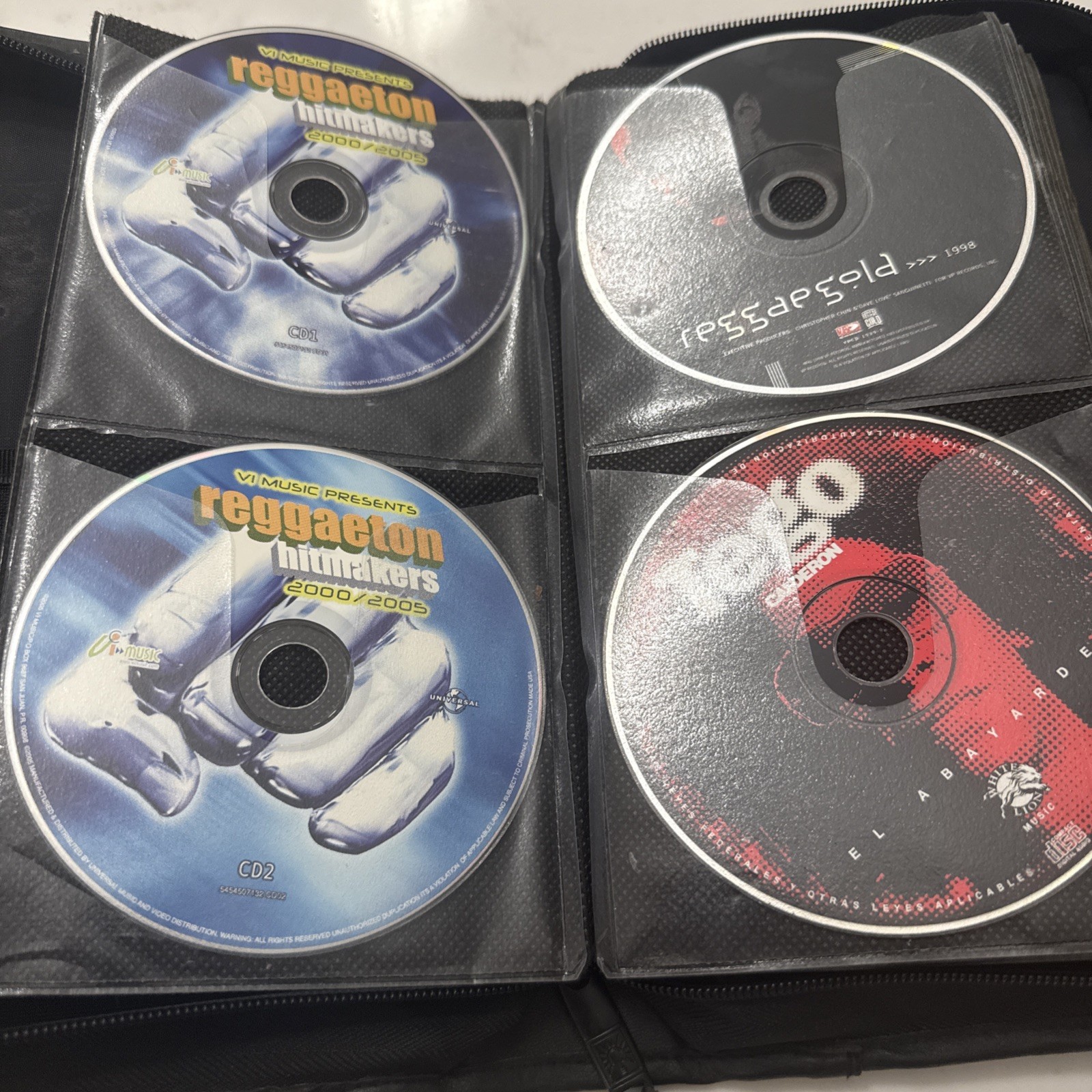 Rare Reggaeton Mixed CD Lot 40+ Hip Hop Latin Rap Rock Promo DJ Albums Case