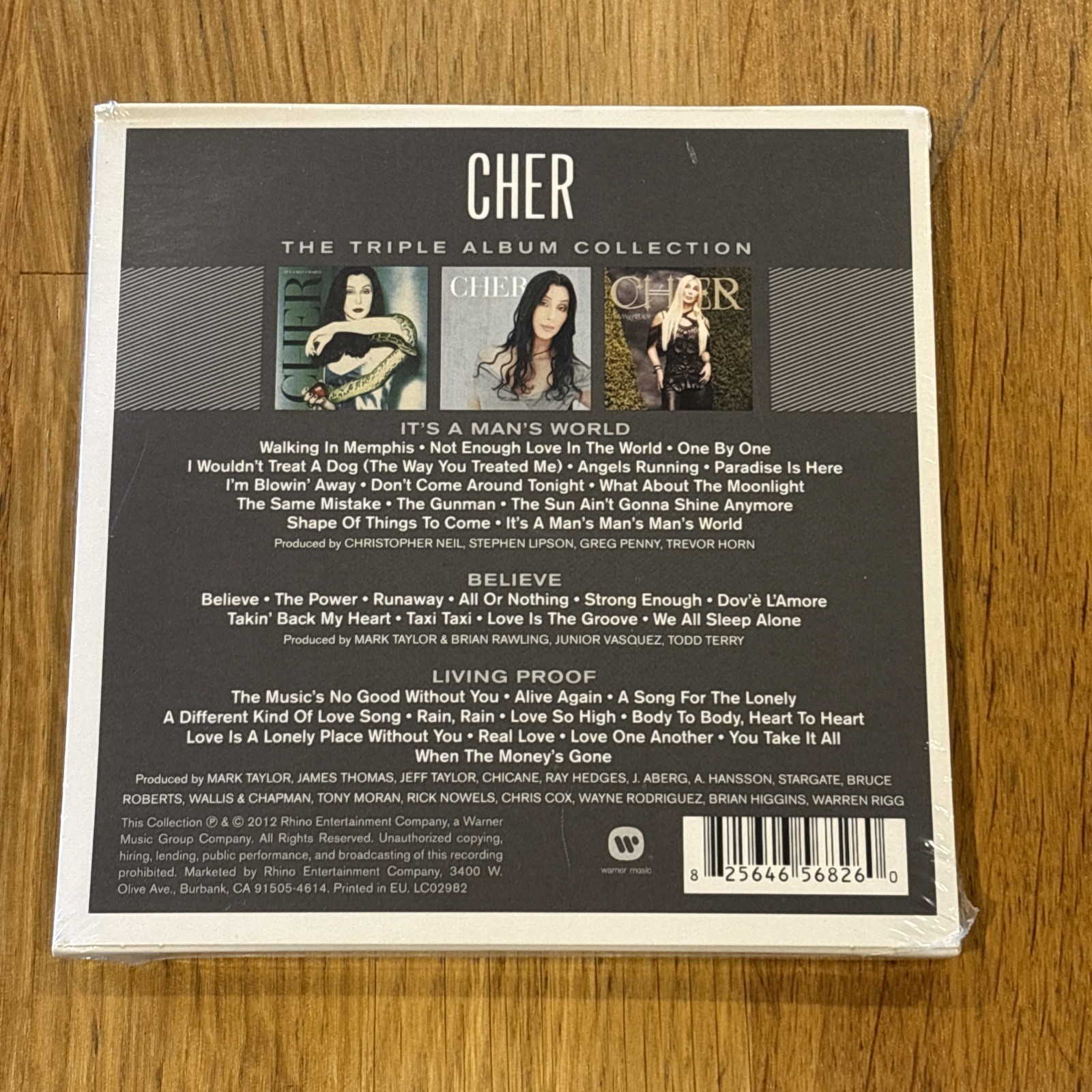 Cher – The Triple Album Collection 3CD Box Set 2012 Printed In EU NEW SEALED