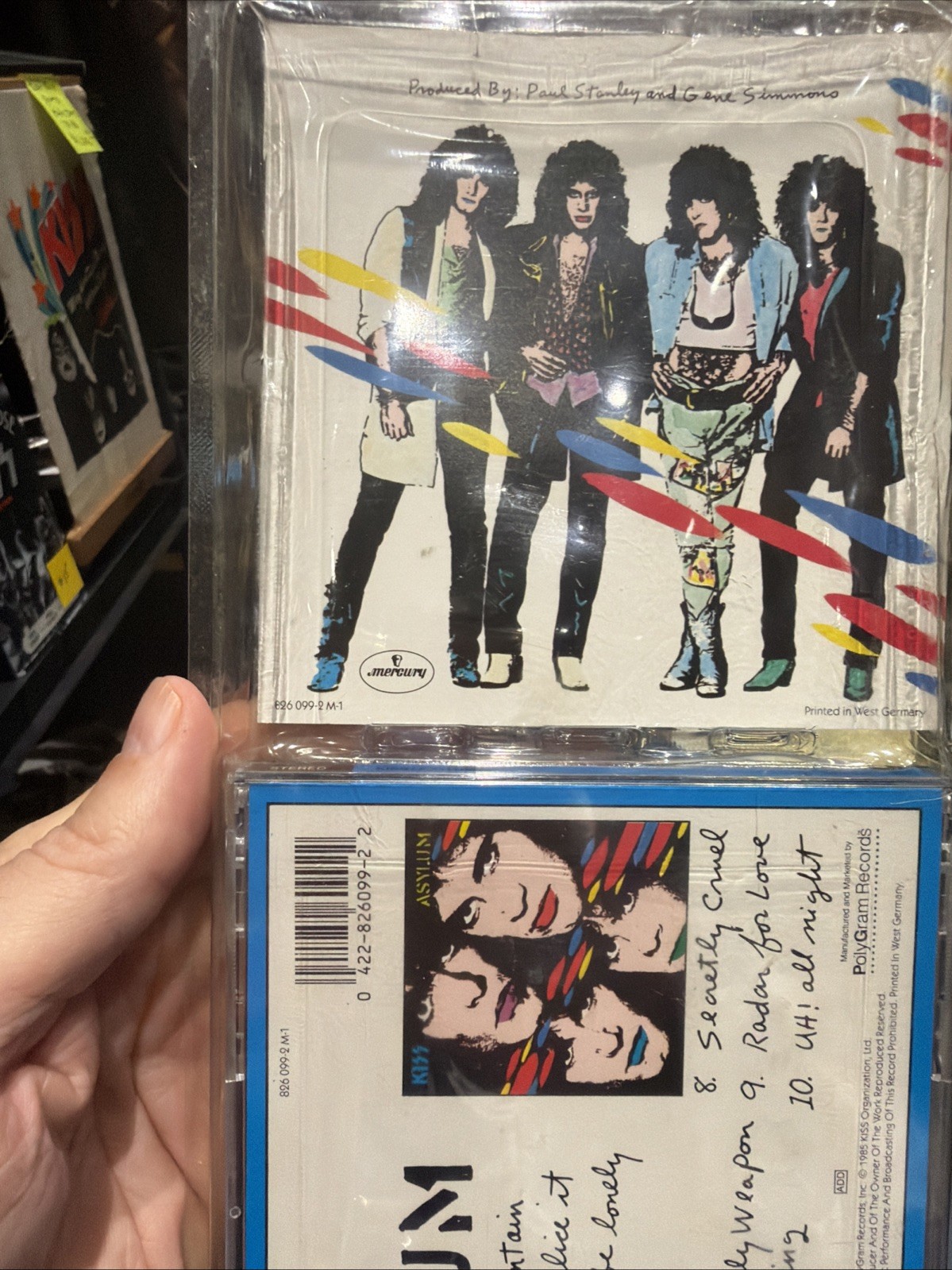 KISS CD Asylum Longbox Sealed West German Vintage 1985 Version Early Rare 80’s