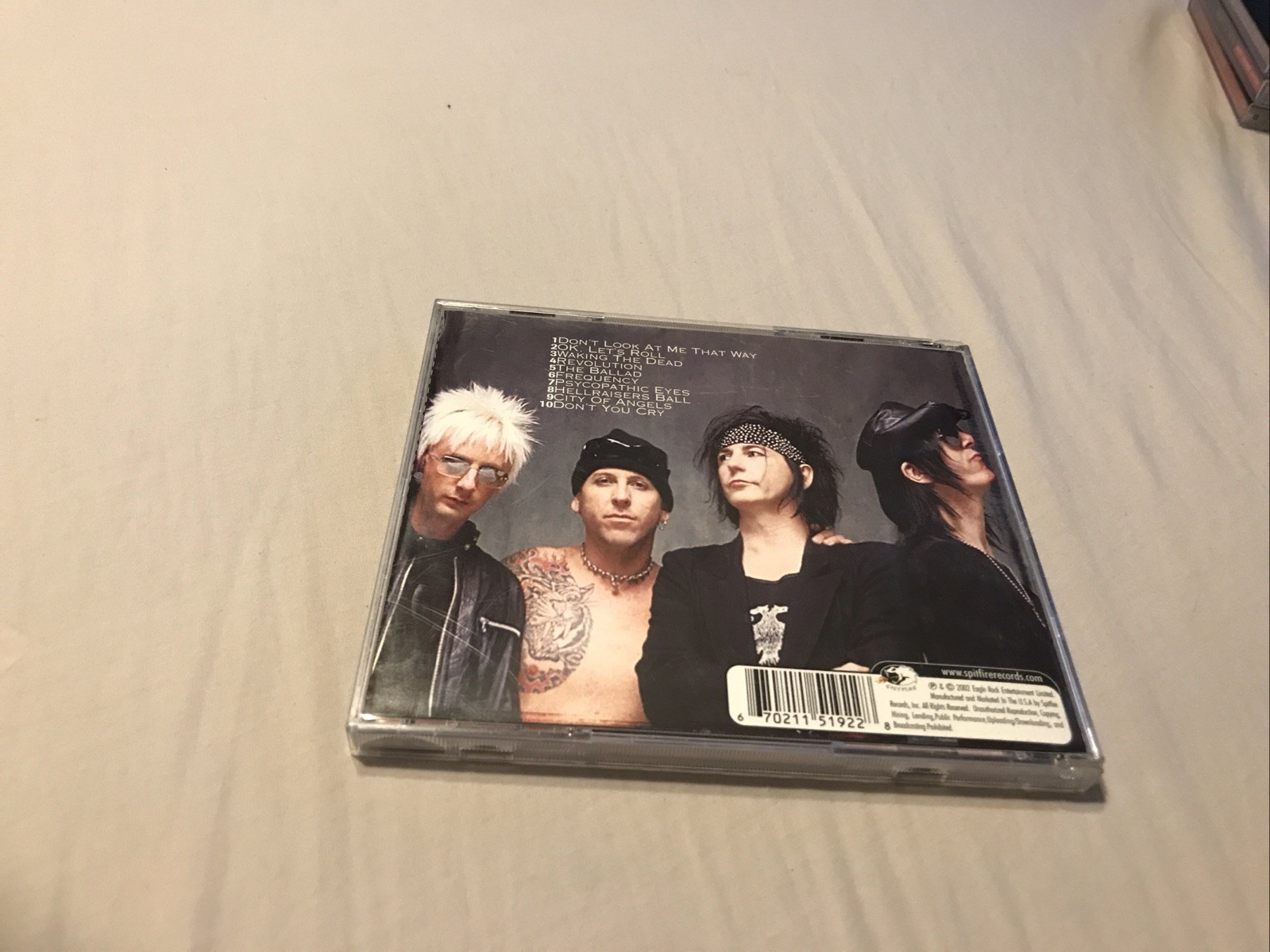 L.A. Guns N Roses Waking the Dead CD 2002 Spitfire Records 80s Metal OOP RARE