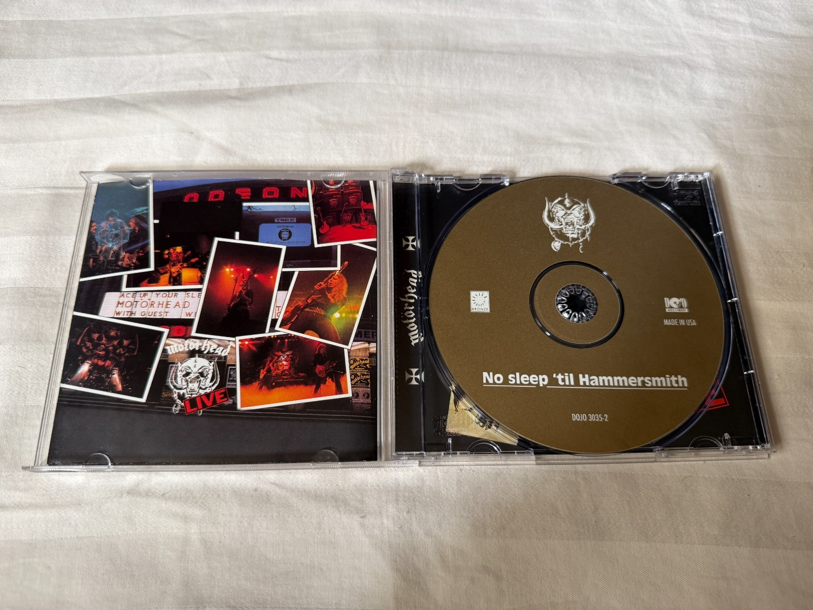 Motorhead - No Sleep 'til Hammersmith CD 1996 Dojo Bonus Tracks Live OOP RARE