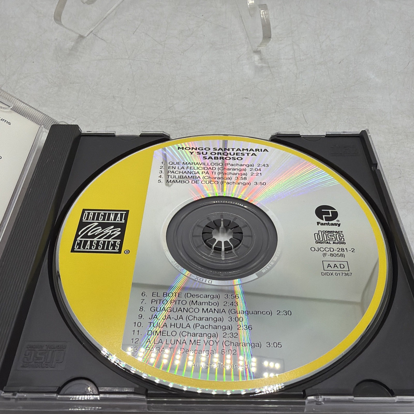 Mongo Santamaria - Sabroso! - CD - Original Recording Remastered Original OJC
