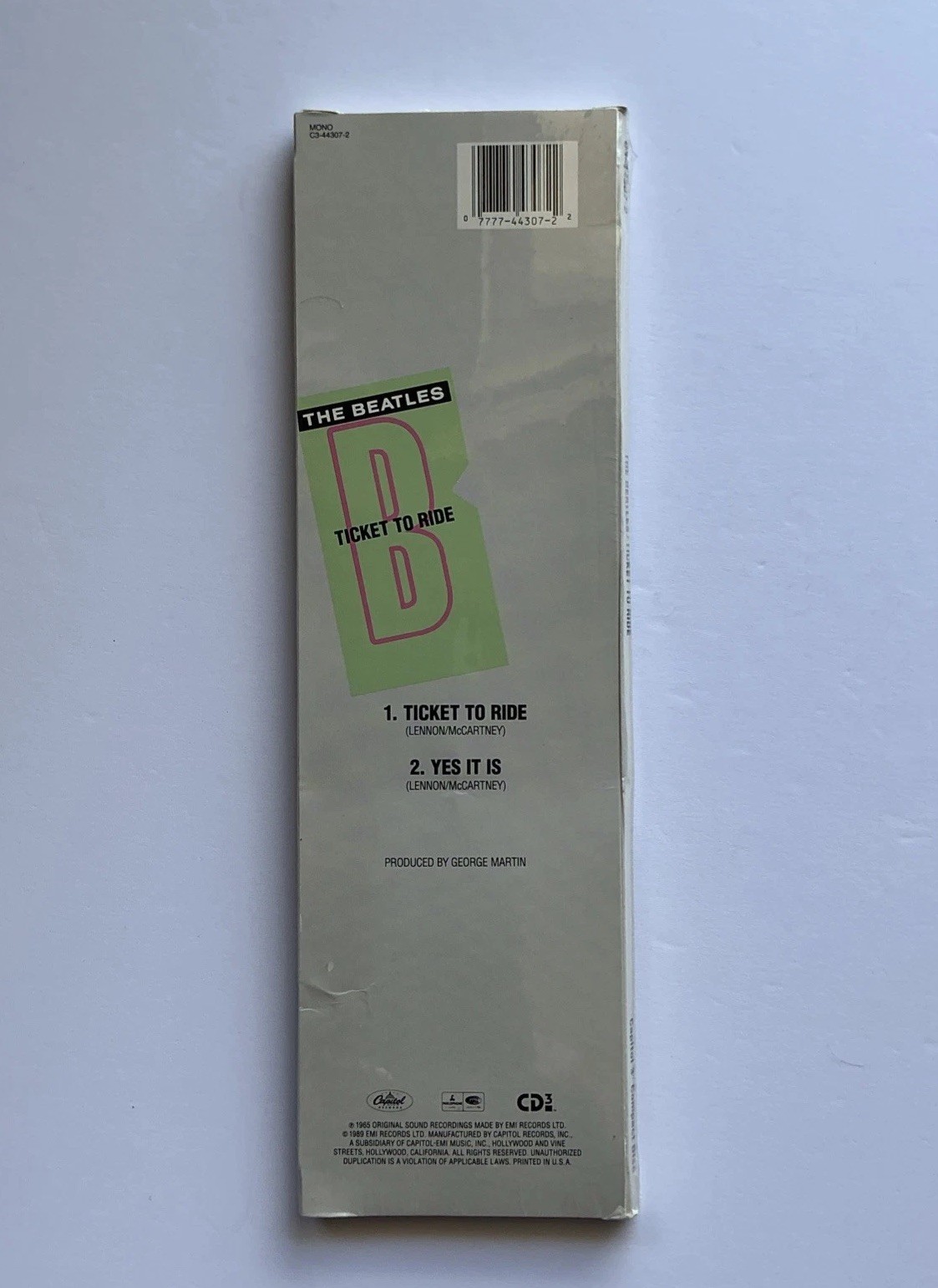 The Beatles 3 inch CD3 Singles 1988-89 Release Lot of 4 New in Sealed Packages