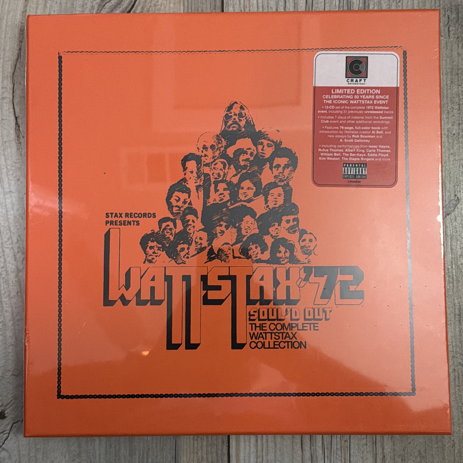 Wattstax '72 Complete Collection 6 CD Box Set Stax NEW and SEALED