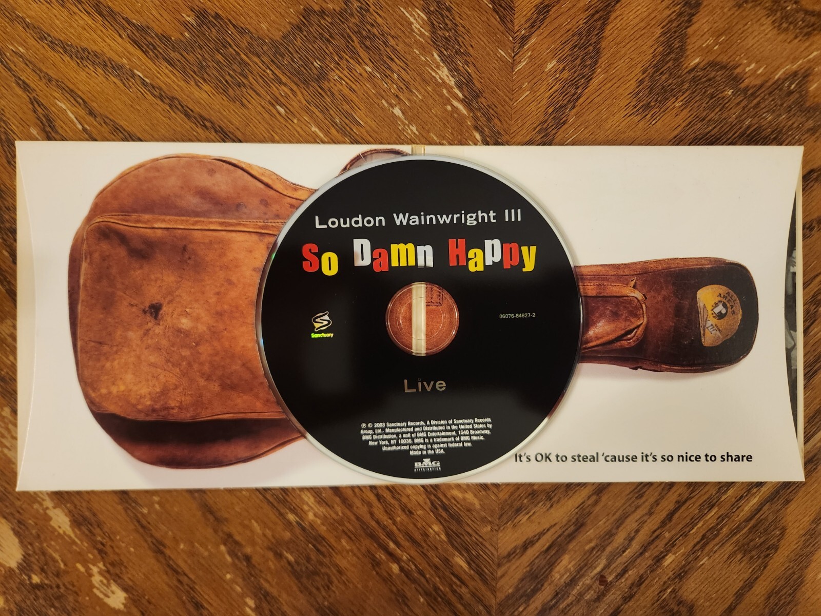 So Damn Happy by Loudon Wainwright III (CD, Aug-2003, Sanctuary (USA))