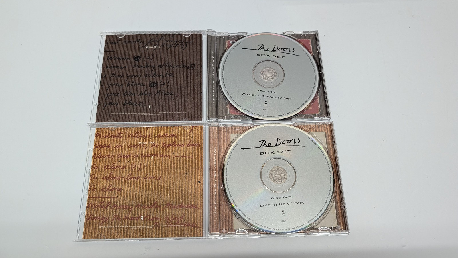 THE DOORS Box Set (4) CD Set + Insert Book & Box All Original 1997