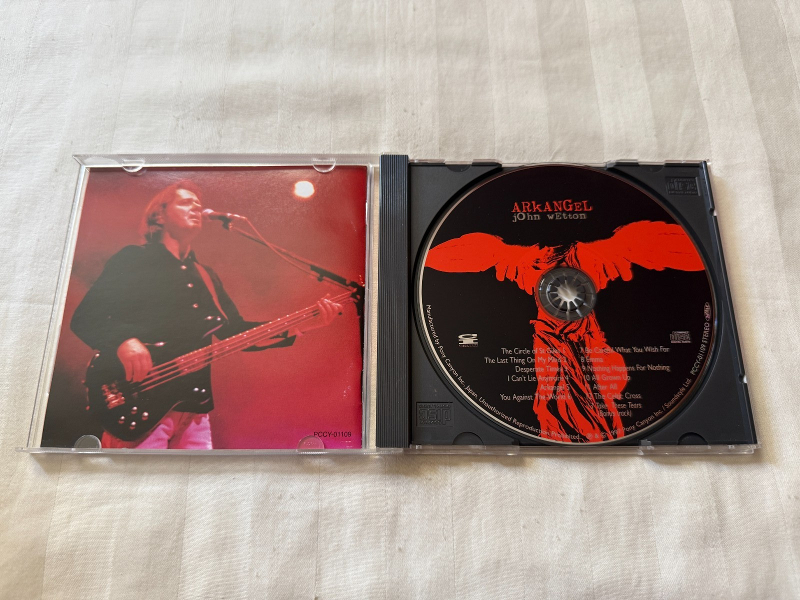 John Wetton - Arkangel CD 1998 Pony Canyon Import Japan Asia Original OOP RARE