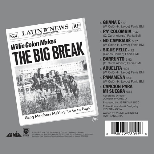 Willie Colon - La Gran Fuga [Used Very Good CD]