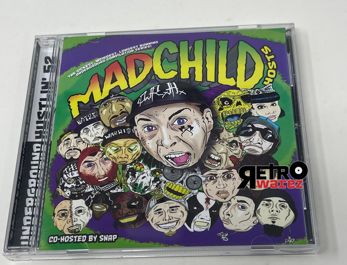Madchild Underground Hustlin’ 52 CD UGH Horrorcore Swollen Members Bukshot Rap
