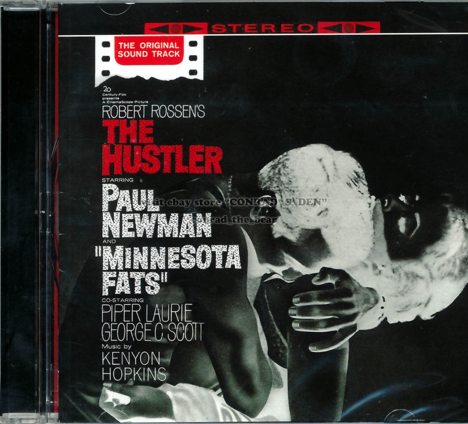Kenyon Hopkins "THE HUSTLER" extended 66min score Intrada Ltd CD SEALED sold out