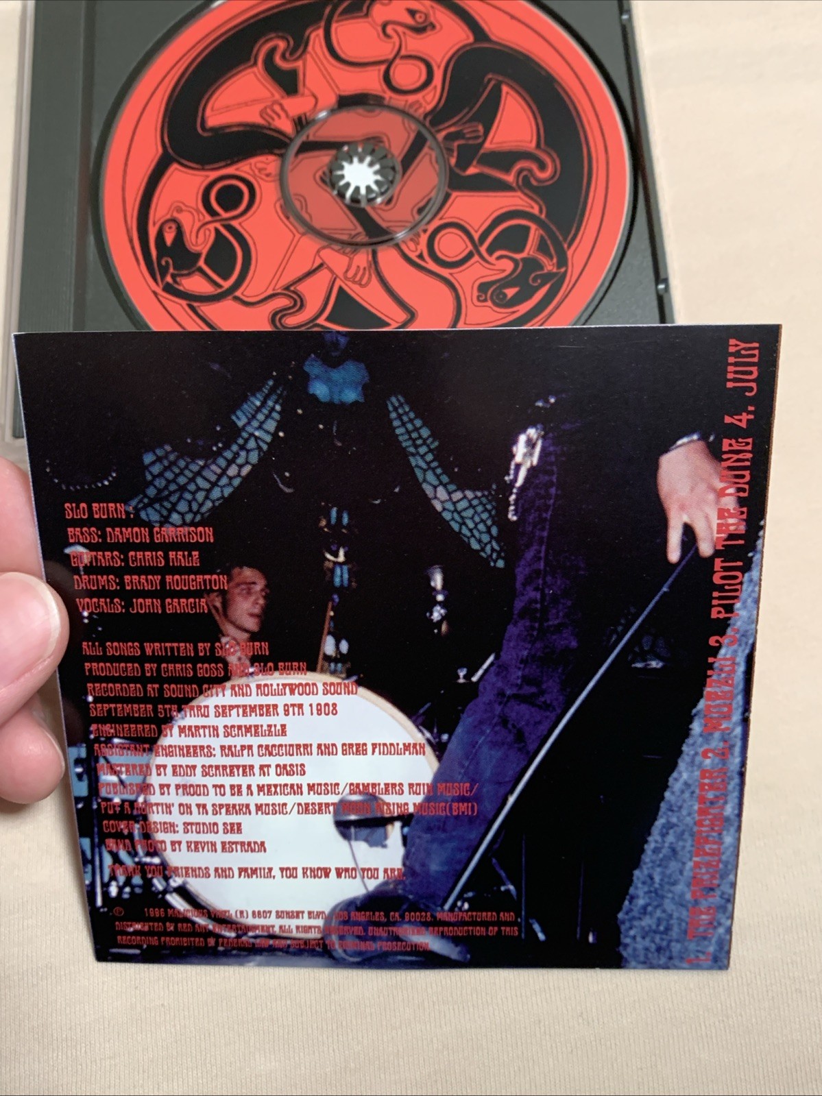 Slo Burn - Amusing the Amazing CD - Original 1996 Malicious Vinyl MV-5003-2