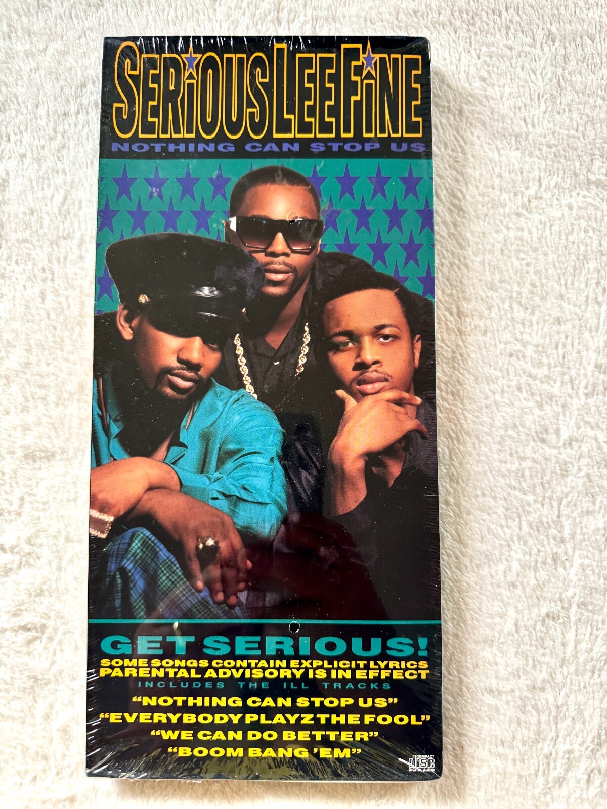 SERIOUS LEE FINE SEALED LONGBOX CD PROMO BOX NOTHING CAN STOP US NOW EXPLICIT LP