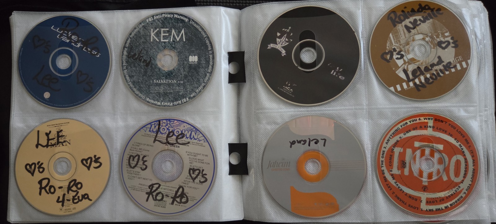 Vintage 90s/2000s Rap Hip-Hop Gangsta & Soul & R&B CDs In Binder - Some Rare