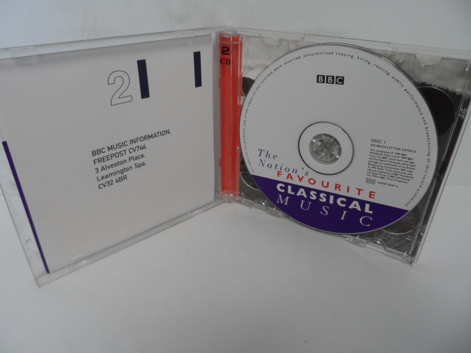 Various - The Nation's Favourite Classical Music 2 Disc CD