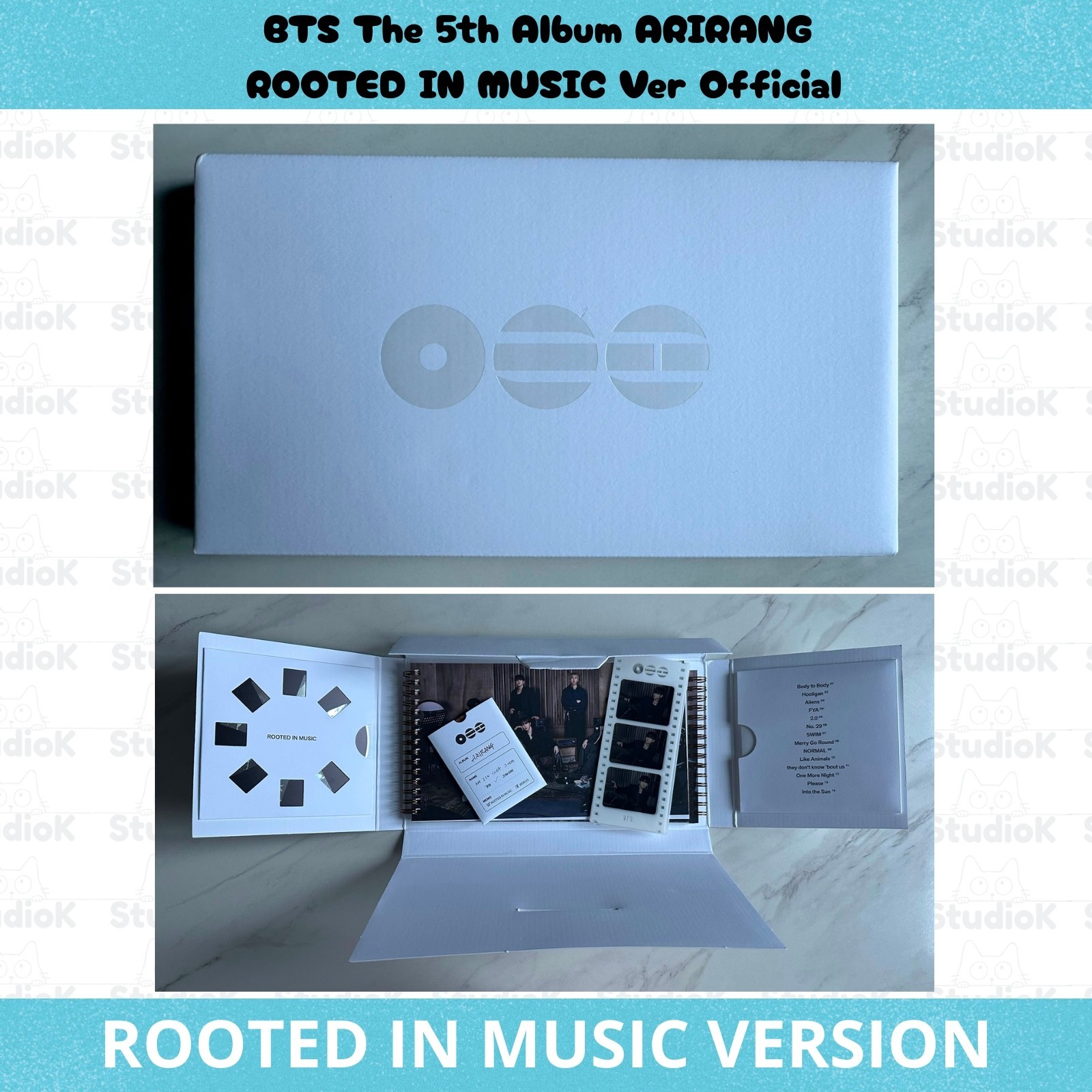 BTS The 5th Album [ARIRANG] (ROOTED IN MUSIC Ver.) Official - UNBOXED