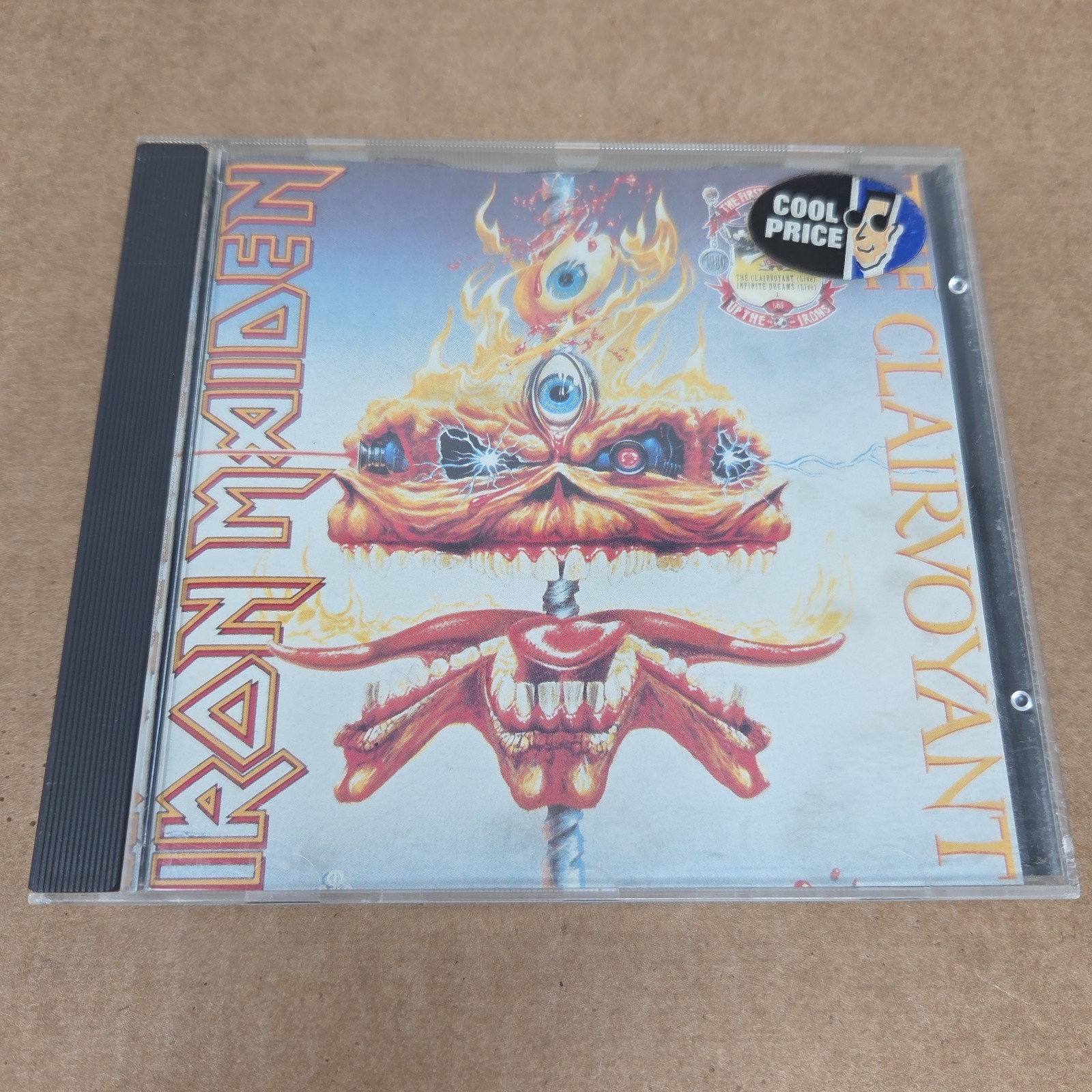 Iron Maiden "The Clairvoyant/The Prisoner/Heaven Can Wait" (CD, 1988) Very Rare