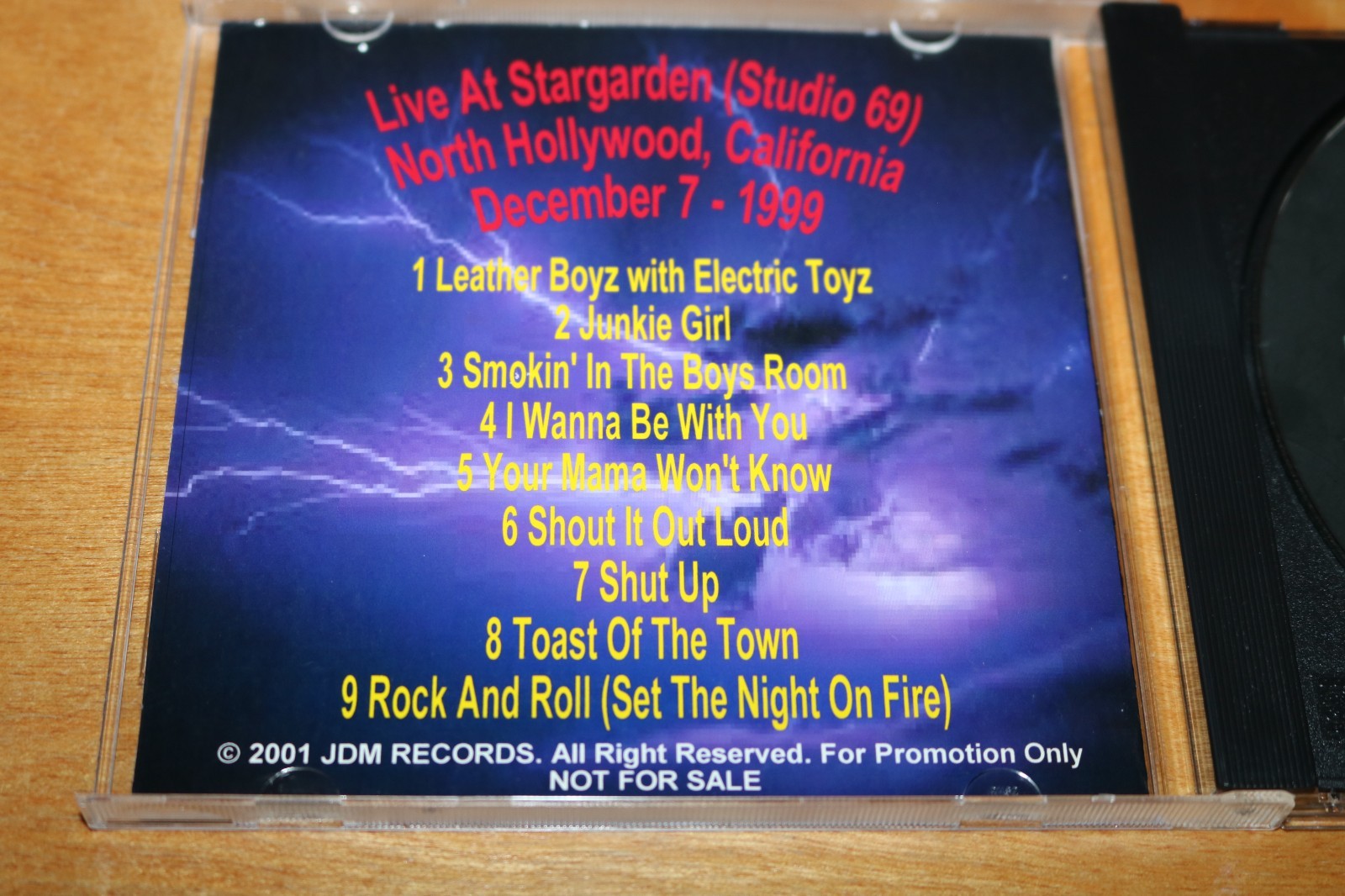 PRETTY BOY FLOYD Live 1999 At The Studio 69 GLAM Hair Metal #035/200 VERY RARE
