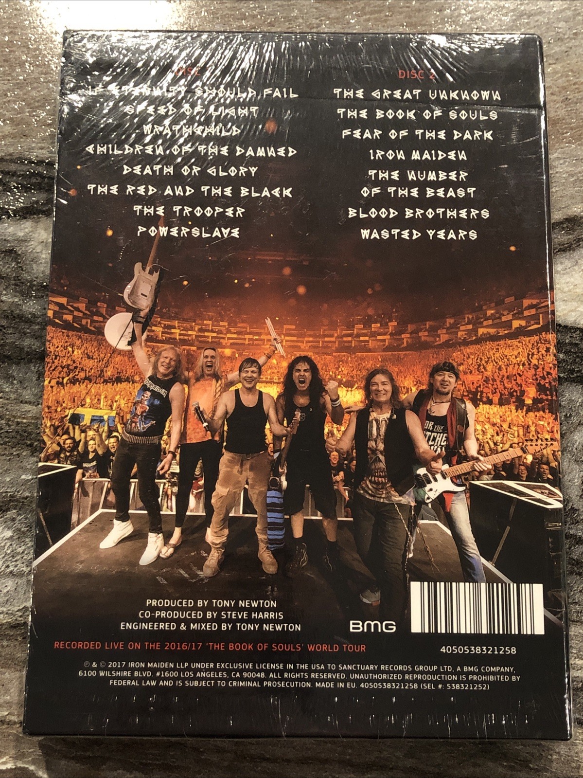 Iron Maiden Book Of Souls Live Chapter 2017 CD Box Set Book New Sealed