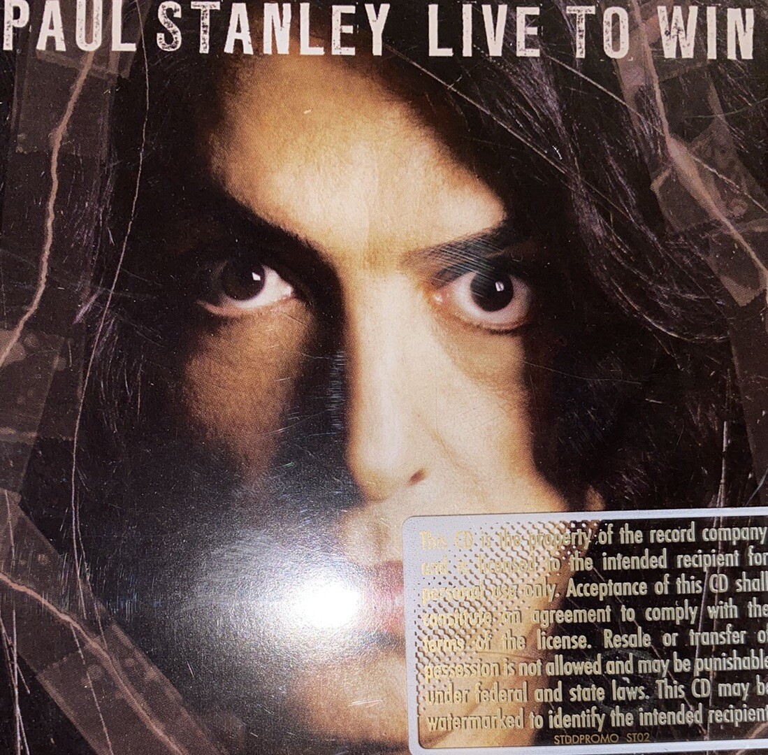 Kiss PROMO Cd Paul Stanley LIVE TO WIN Rare John 5 Bruce Kulick Desmond Child