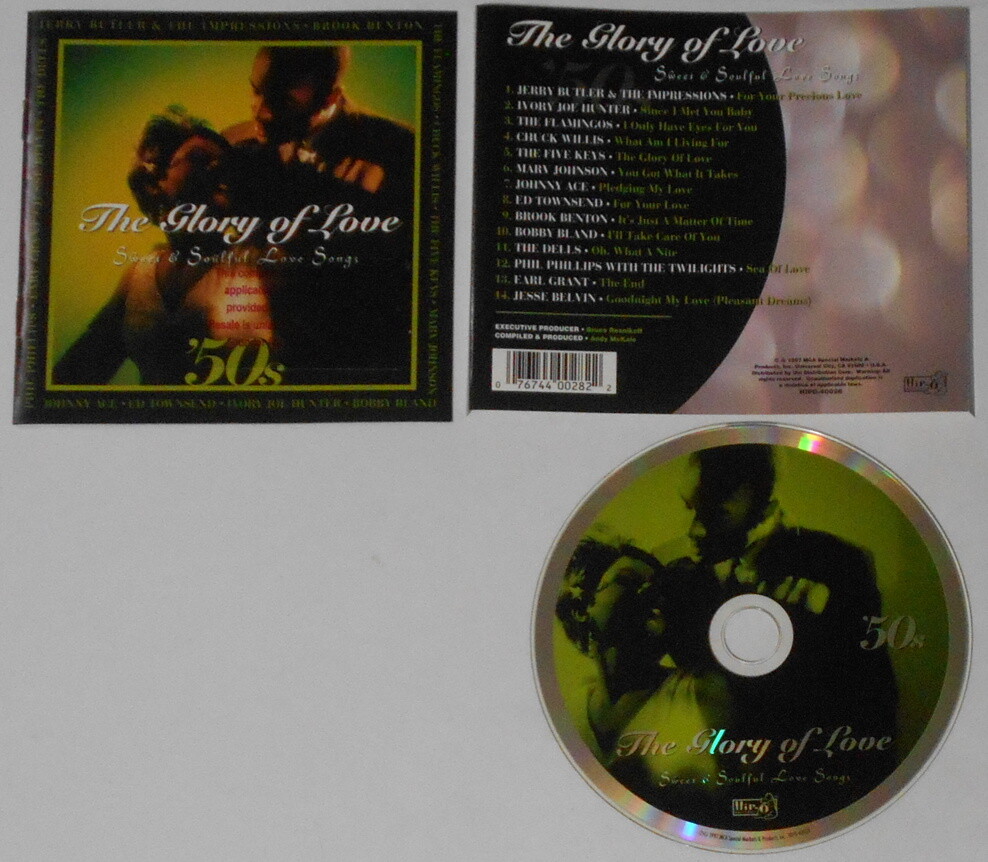 Jerry Butler, Ivory Joe Hunter, Flamingos, Chuck Willis U.S promo cd, dj sticker