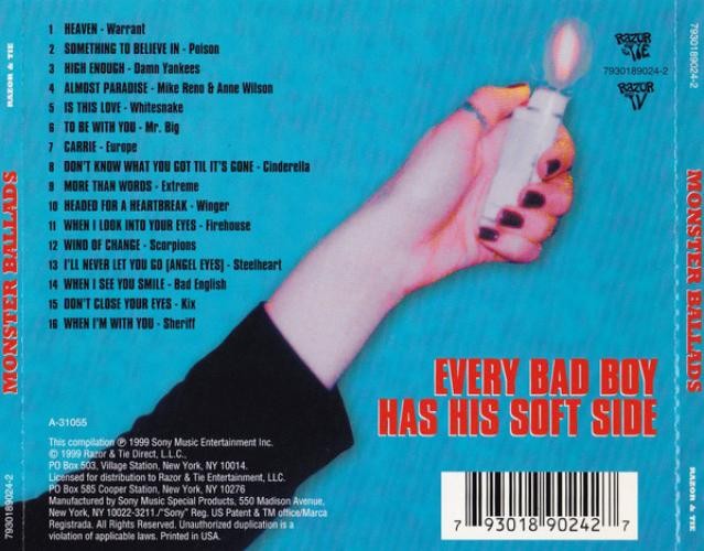 Various - Monster Ballads (CD) (Near Mint (NM or M-)) - 4202270100