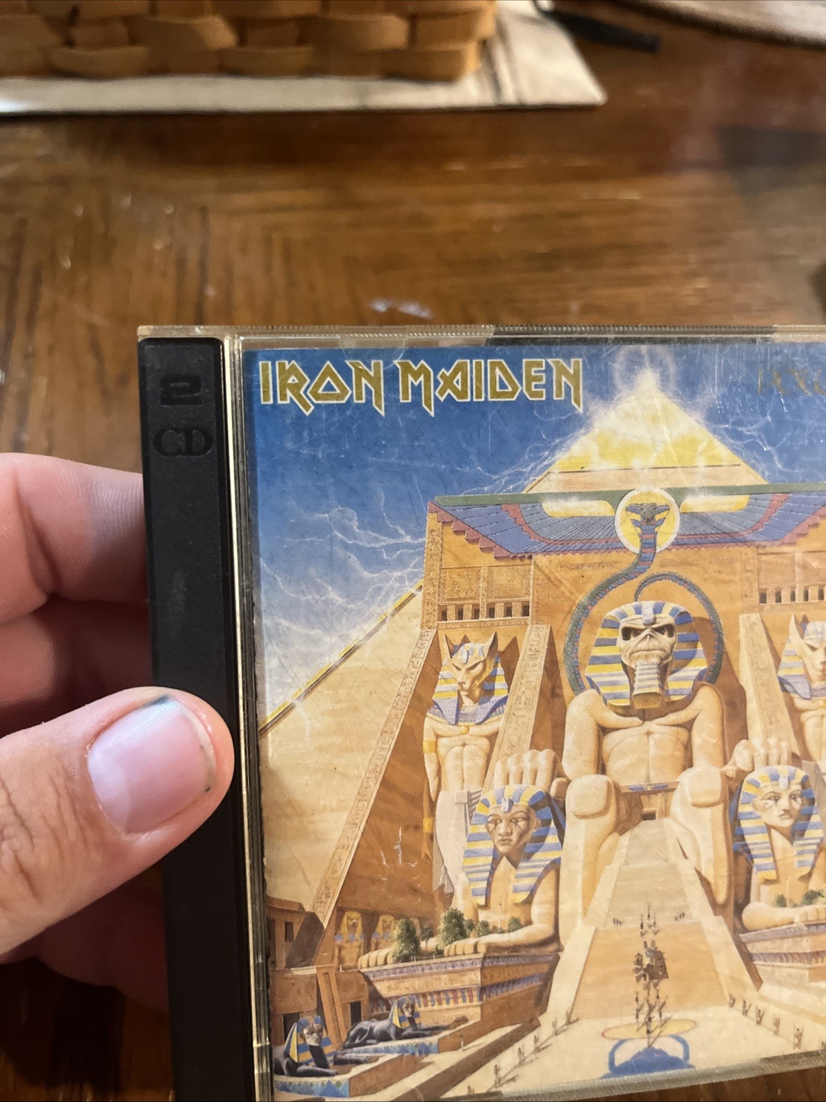 Iron Maiden Powerslave CD (1995, 2-Disc Set) RARE BONUS CD -CASTLE RECORDS